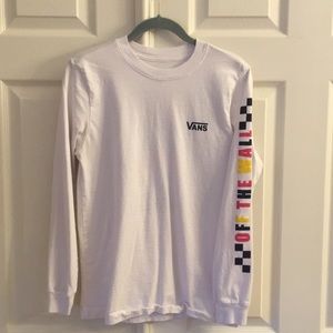 Vans White Long Sleeve